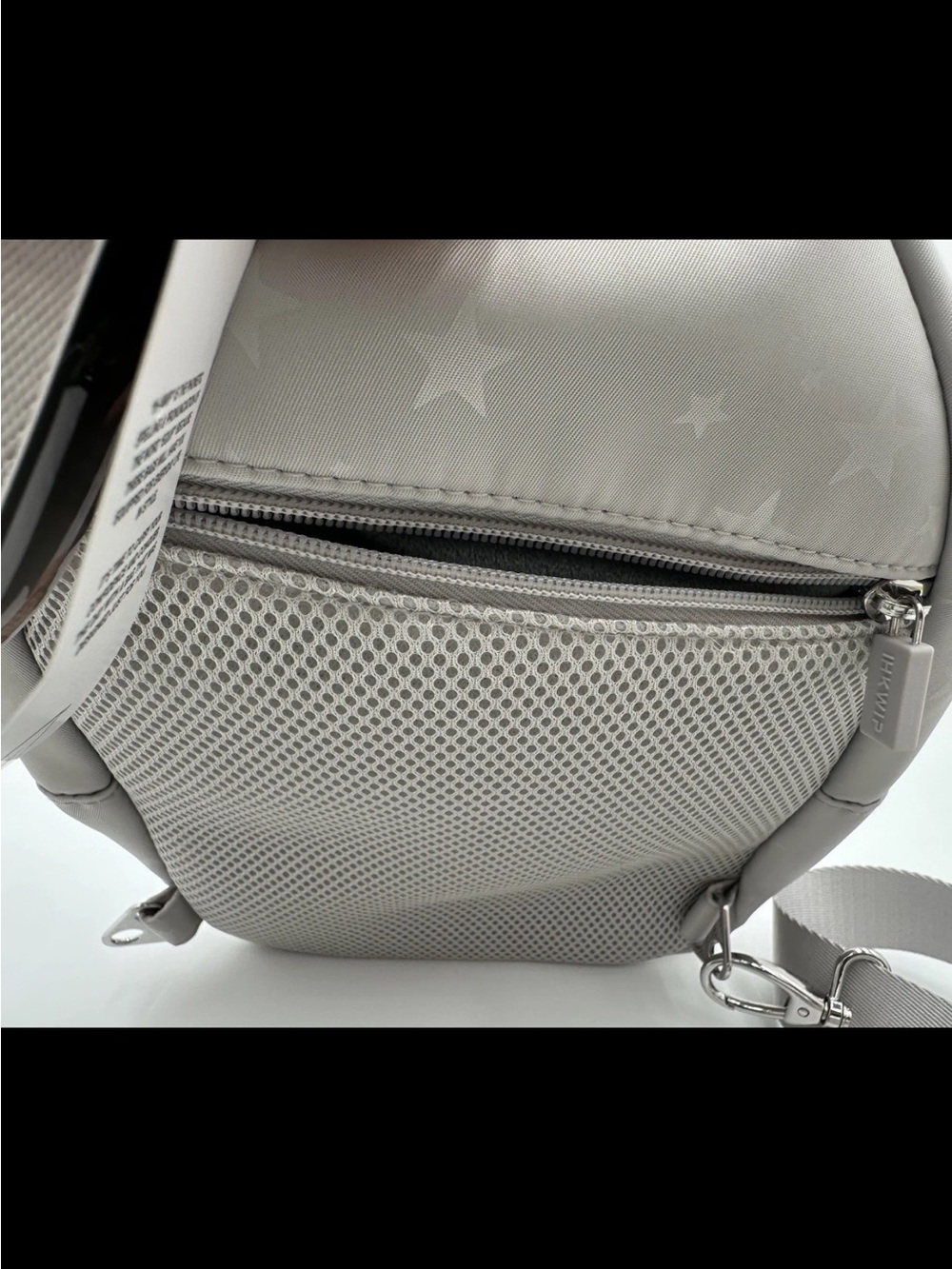 IHKWIP convertible sidekick sling bag backpack grey NEW with tags stars NWT lug - Picture 4 of 8